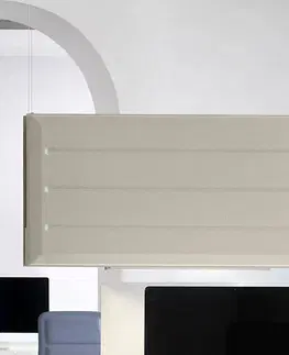 Závesné svietidlá Luceplan Luceplan Diade LED závesné svietidlo vertikálne béžové 120cm