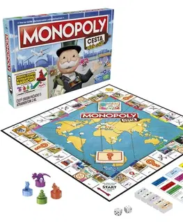 Rodinné hry Hasbro Hra Monopoly: Cesta okolo sveta (slovenská verzia)