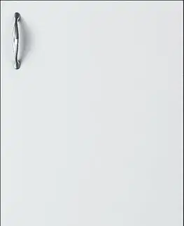 Kuchynské skrinky horná vysoká skrinka nad digestor š.60, v.57, Modena W6057, grafit / biely mat