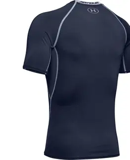 Pánske tričká Pánske kompresné tričko Under Armour HG Armour SS Carbon Heather - XL