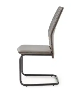 Jedálenské stoličky a kreslá Jedálenská stolička K444 Halmar Sivá