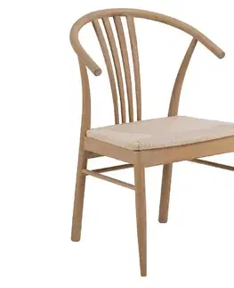 Drevené stoličky Stolička Unis Biely Dub
