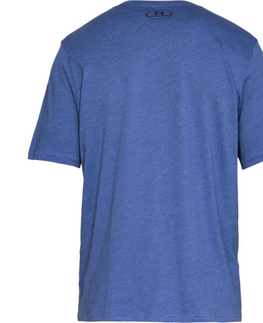 Pánske tričká Pánske tričko Under Armour Sportstyle Left Chest SS Blue Ink - XL