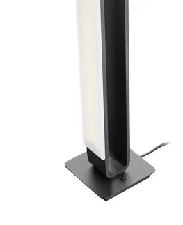 Stolové lampy HELL Stolová LED lampa Box, otočná, čierna