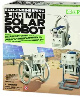 Hračky MAC TOYS - Solárni Roboti 3V1