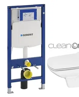 Kúpeľňa GEBERIT Duofix bez tlačidla + WC CERSANIT CLEANON CARINA + SEDADLO 111.300.00.5 CA3