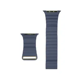 Príslušenstvo k wearables Kožený remienok COTEetCI Back Loop pre Apple Watch 38/40/41mm, modrý