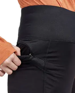 Dámske klasické nohavice CRAFT ADV Essence Wind W čierna s oranžovou - L