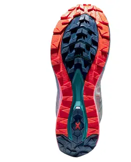 Dámska obuv Dámske trailové topánky  La Sportiva Jackal II Woman Hibiscus/Malibu Blue - 36