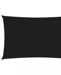 Stínící textilie Tieniaca plachta obdĺžniková HDPE 4 x 7 m Dekorhome Čierna