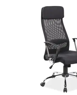 Kancelárske stoličky K-345 kancelárske kreslo, čierna