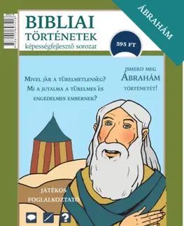Náboženská literatúra pre deti Ábrahám - Bibliai történetek - Katalin Scur