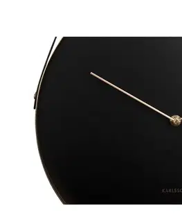 Hodiny Karlsson 5767BK dizajnové nástenné hodiny, pr. 34 cm