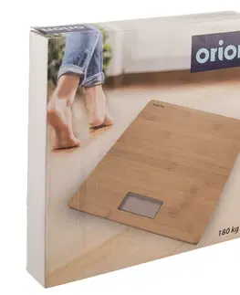 Osobné váhy Orion Váha osobná digitálna bambus 180 kg