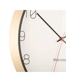 Hodiny Karlsson 5926BK dizajnové nástenné hodiny 40 cm