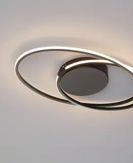 Stropné svietidlá Freelight Stropné LED svietidlo Ophelia, čierne