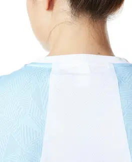 dresy Dámske bedmintonové tričko 900 modré