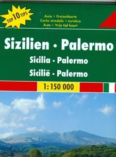 Do auta Sicília - Palermo 1:150 000 - automapa