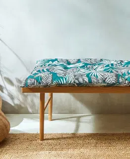 Paplóny Dlhý dekoratívny vankúš s tropickým vzorom