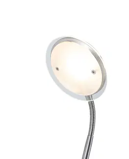 Nastenne lampy Moderné oceľové nástenné svietidlo vrátane LED - Eva
