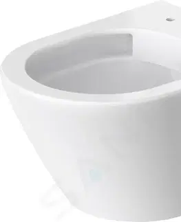Záchody DURAVIT - D-Neo Závesné WC, Rimless, HygieneGlaze, biela 2588092000