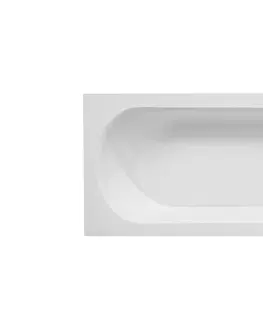 Vane HOPA - Obdĺžniková vaňa INTRICA - Nožičky k vani - Bez nožičiek, Rozmer vane - 160 × 75 cm VANINTRICA160