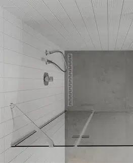 Sprchovacie kúty MEXEN/S - ROMA sprchovací kút 80x70 cm, transparent, chróm 854-080-070-01-00