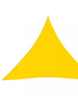 Stínící textilie Plachta proti slnku oxfordská látka trojuholník 3,6 x 3,6 x 3,6 m Dekorhome Oranžová