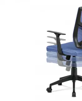 Kancelárske stoličky Kancelárska stolička KA-H102 Autronic Modrá