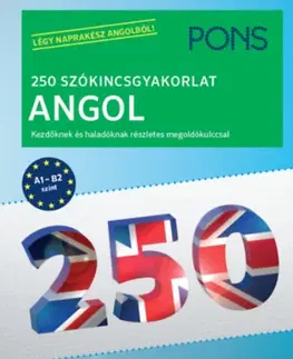 Jazykové učebnice - ostatné PONS 250 Szókincsgyakorlat Angol - Birgit Wagner Piefke