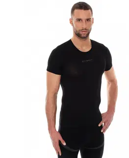Pánske tričká Unisex termo tričko Brubeck s krátkým rukávem Graphite - M
