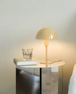 Lampy na nočný stolík Nordlux Stolová lampa Ellen Mini z kovu, žltá