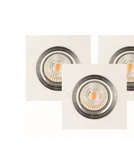 Svietidlá   2515337 - SADA 3x LED Podhľadové svietidlo VITAR 1xGU10/5W/230V betón 