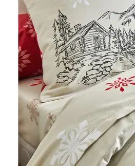 Bavlnené Flanelové posteľná bielizeň Montana