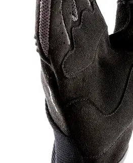 rukavice Detské dlhé cyklistické rukavice čierno-sivé