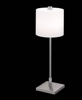 Lampy na nočný stolík Knapstein KNAPSTEIN stolná LED lampa MERCY matný nikel