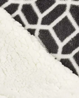 Prikrývky na spanie 4Home Baránková deka Modern sivá, 150 x 200 cm