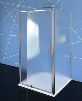 Sprchovacie kúty POLYSAN - EASY sprchový kout tri steny 800-900x700, pivot dvere L/P varianta, sklo Brick EL1638EL3138EL3138