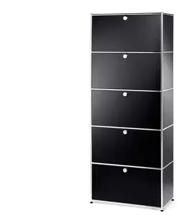 Furniture Doplnková súprava kovových výklopných dosiek »CN3«, čierna