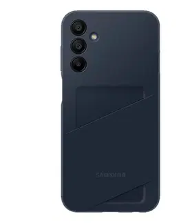 Puzdrá na mobilné telefóny Puzdro Card Slot Cover pre Samsung Galaxy A15, dark blue EF-OA156TBEGWW