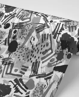 Samolepiace tapety Samolepiaca tapeta čiernobiela pop art abstrakcia