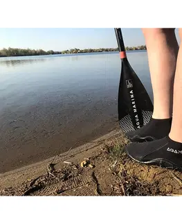 Obuv na otužovanie Neoprénové topánky Agama Rock 3,5 mm čierna - 43/44