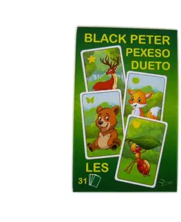 Hračky spoločenské hry - hracie karty a kasíno HYDRODATA - Čierny Peter - LES