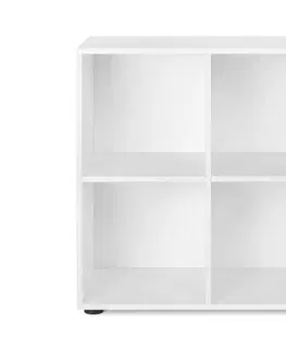 Wall Shelves & Ledges Regálový modul »Flemming«, cca 75 x 75 cm, otvorený, biely