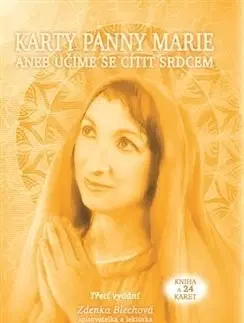 Veštenie, tarot, vykladacie karty Karty panny Marie (24 karet + kniha) - Zdenka Blechová
