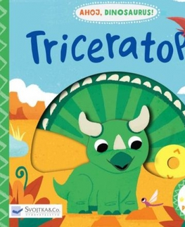 Leporelá, krabičky, puzzle knihy Triceratops - Ahoj, dinosaurus! - David Partington