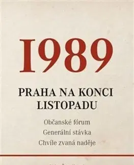 Slovenské a české dejiny 1989 - Praha na konci listopadu - Jitka Šestáková