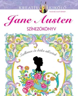 Maľovanky pre dospelých Jane Austen - Színezőkönyv