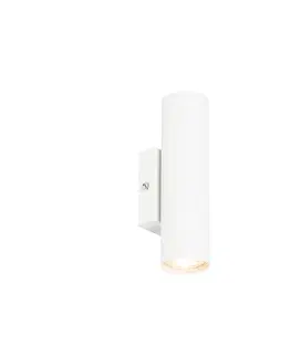 Nastenne lampy Moderné nástenné svietidlo biele 2 -svetlé - Jeana