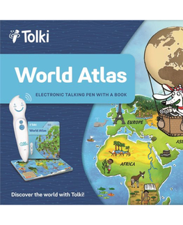 Kúzelné čítanie Albi Tolki Pen + World Atlas (Kúzelné čítanie v angličtine)